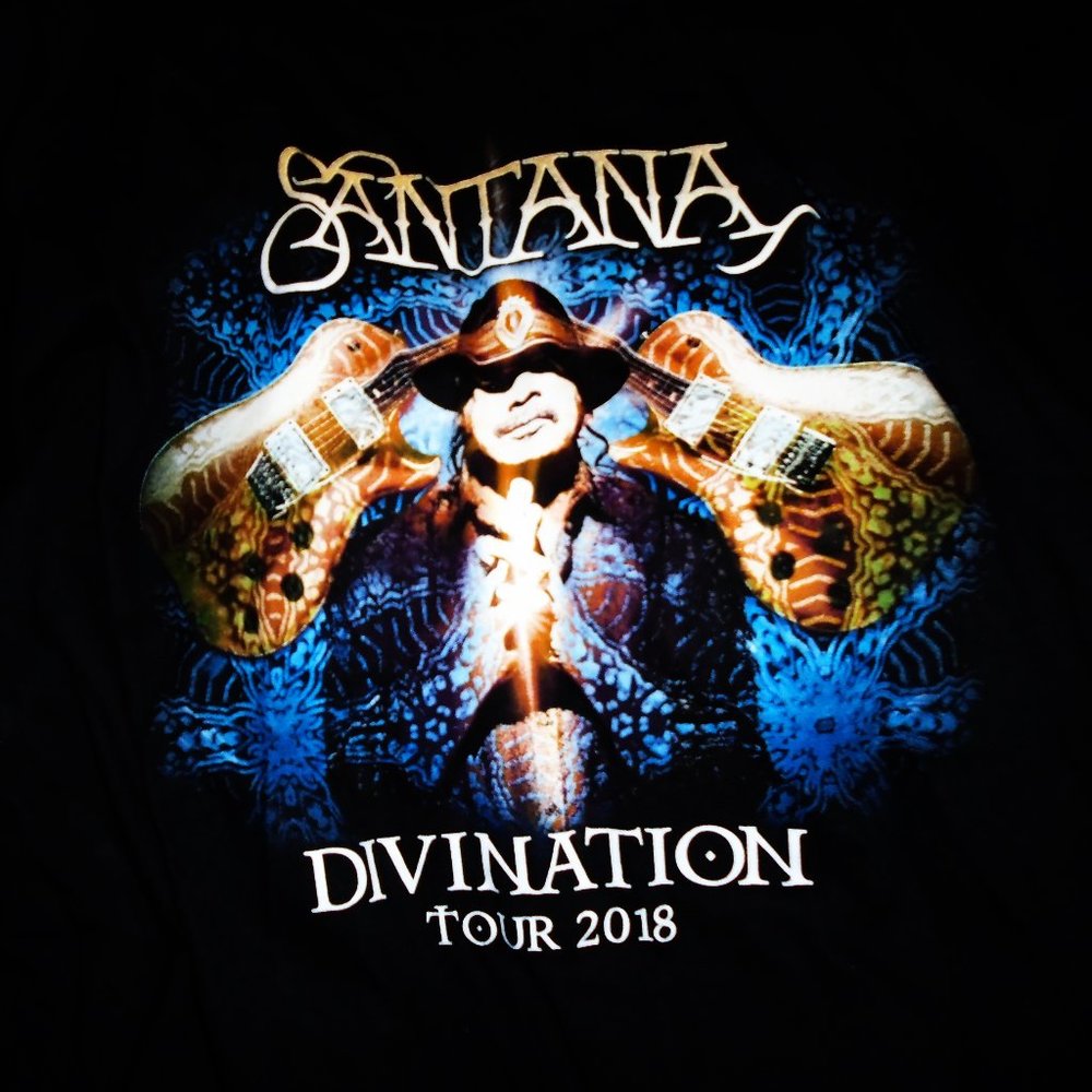 carlos santana divination 2018 new official 2xl santana mdse - latin rock guitar - Picture 2 of 5
